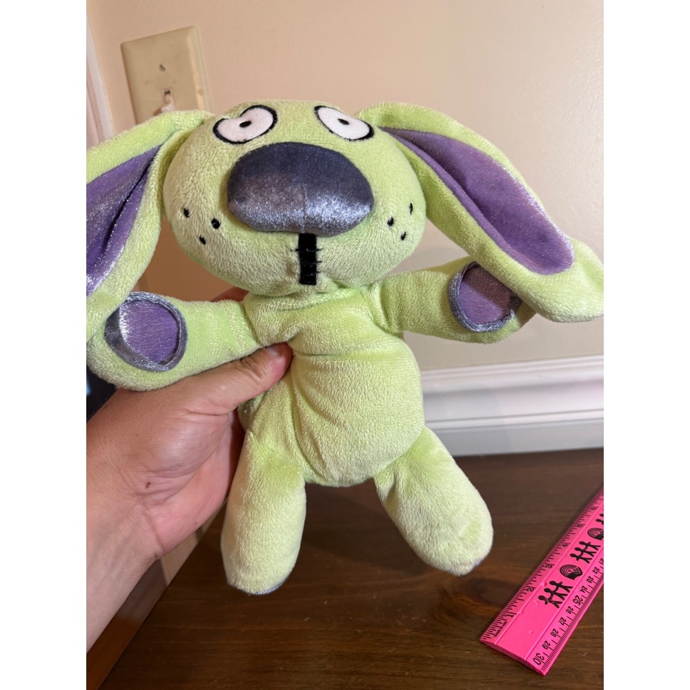 Yottoy Knuffle Bunny Plush Mo Willems Green Purple Stuffed Animal Toy 10 inch